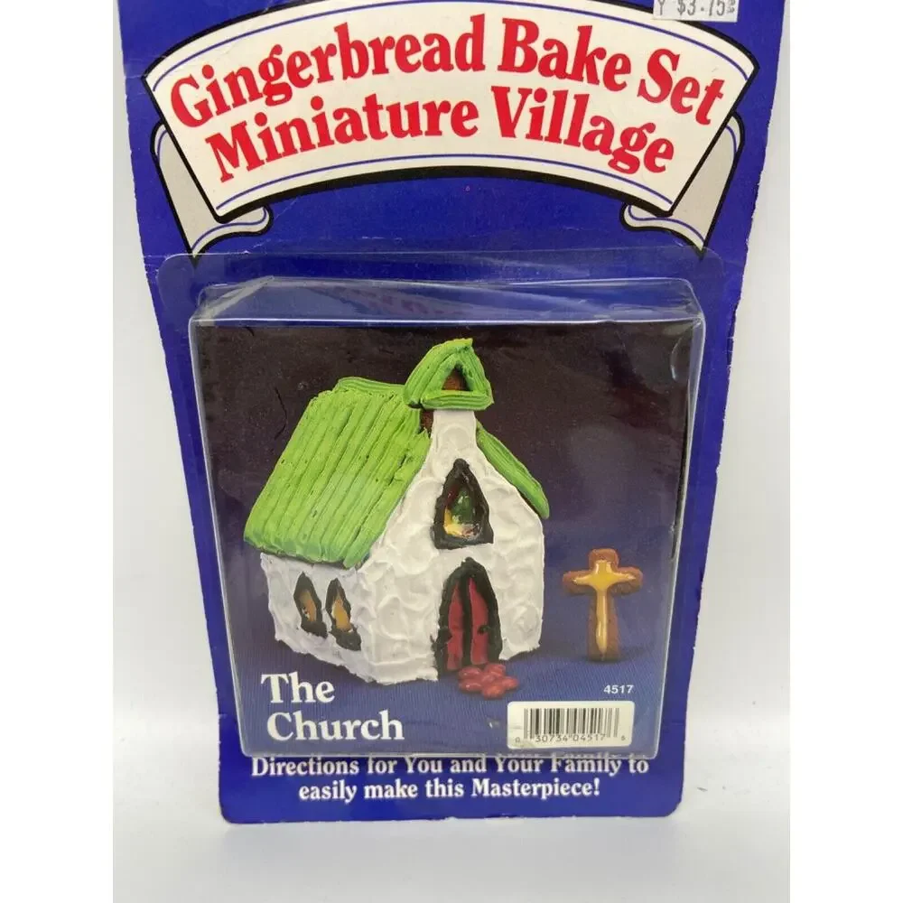 New Fox Run Gingerbread Bake Miniature‎ Village Kits The Church & The Cottage